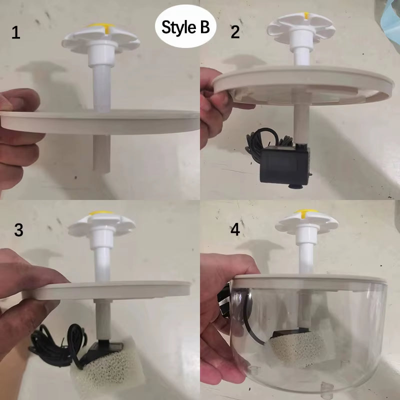 Pet Water Fountain Automatic Cat Drink Bowl Filter USB Electric Mute Pet Drinking Dispenser Drinker for Cats Water Filter