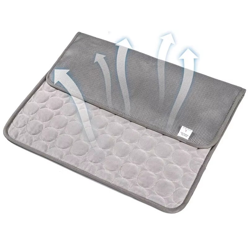 Cooling Pet Ice Mat for Cats and Dogs - Durable Summer Sleeping Pad for Small Pets