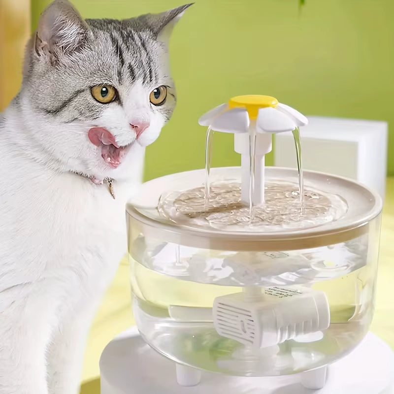 Pet Water Fountain Automatic Cat Drink Bowl Filter USB Electric Mute Pet Drinking Dispenser Drinker for Cats Water Filter